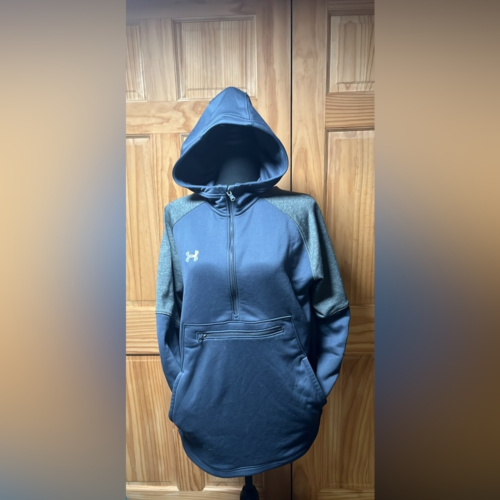 Under Armour Navy and Charcoal Pullover